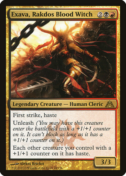 Exava, Rakdos Blood Witch highlighted card art