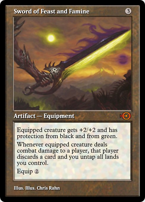 Sword of Feast and Famine from Magic Online Promos