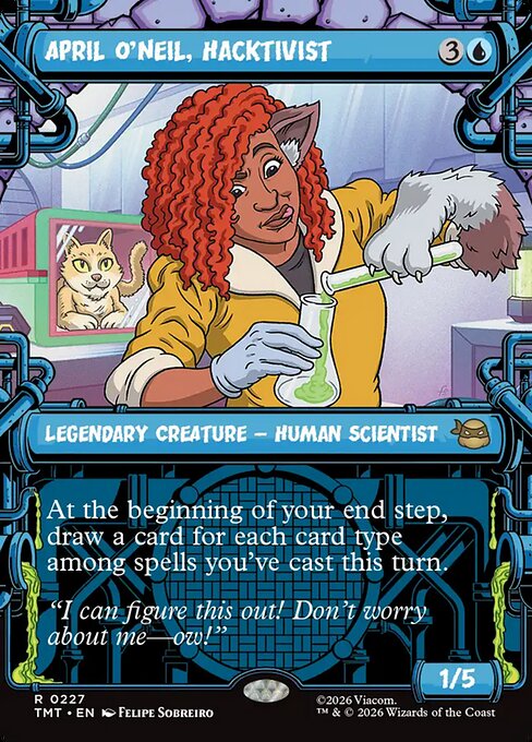 April O'Neil, Hacktivist from Teenage Mutant Ninja Turtles