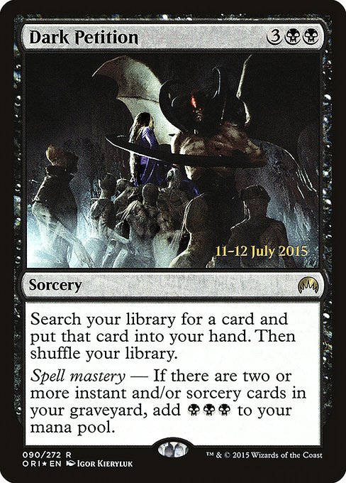 Dark Petition from Magic Origins Promos