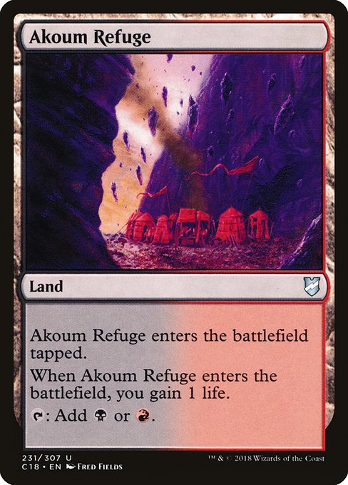 Akoum Refuge from Commander 2018