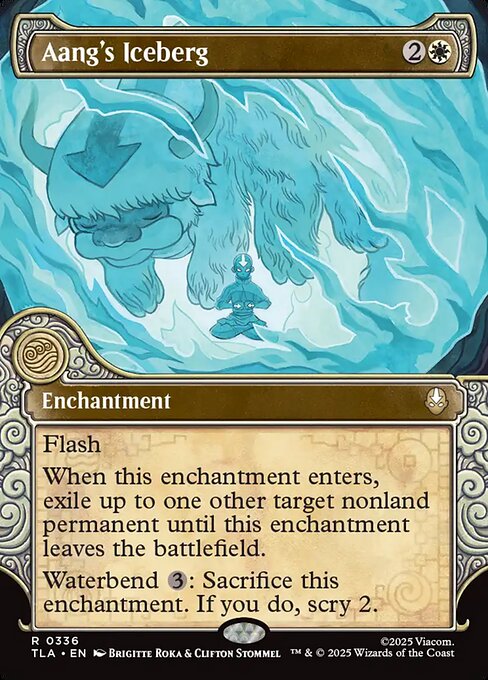 Aang's Iceberg highlighted card art