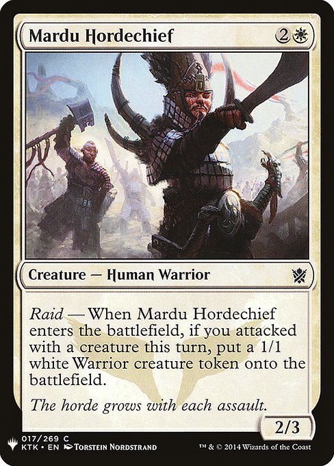 Mardu Hordechief highlighted card art
