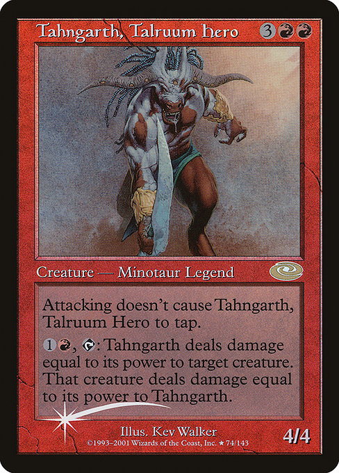 Tahngarth, Talruum Hero highlighted card art
