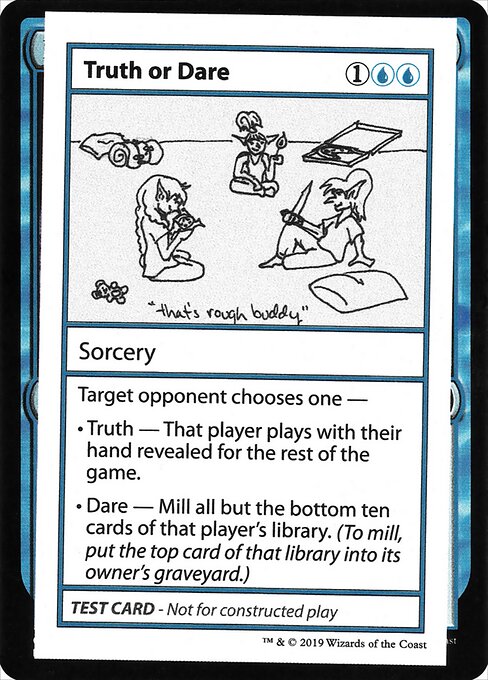 Truth or Dare highlighted card art