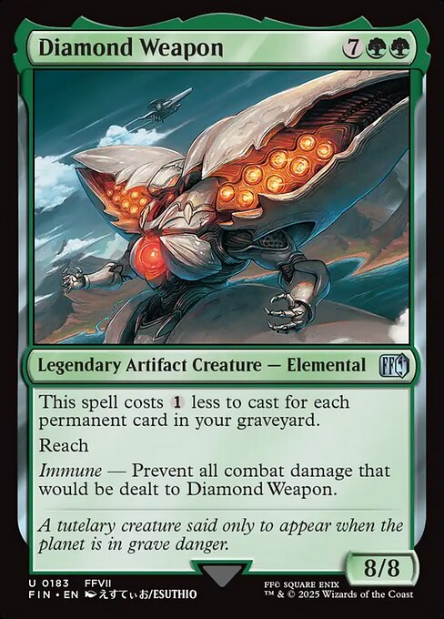 Diamond Weapon highlighted card art