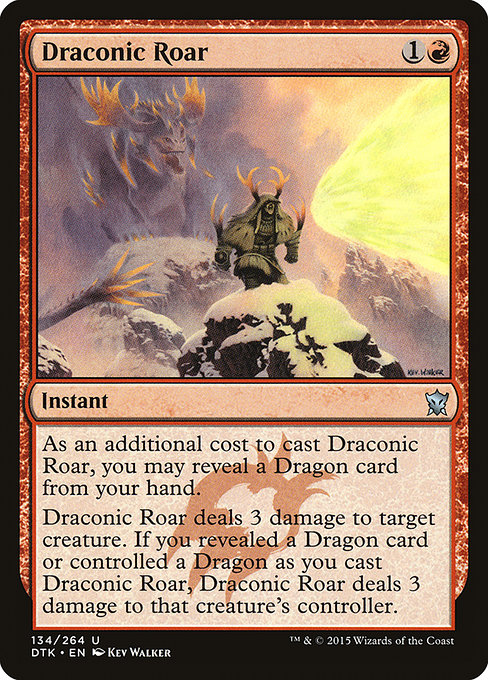 Draconic Roar from Dragons of Tarkir