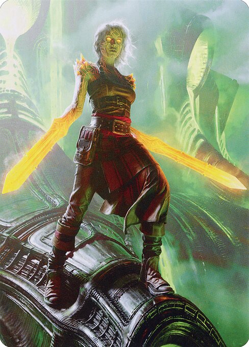Nahiri, the Unforgiving // Nahiri, the Unforgiving from Phyrexia: All Will Be One Art Series