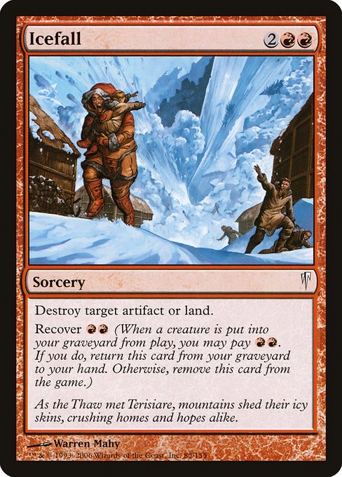 Icefall highlighted card art