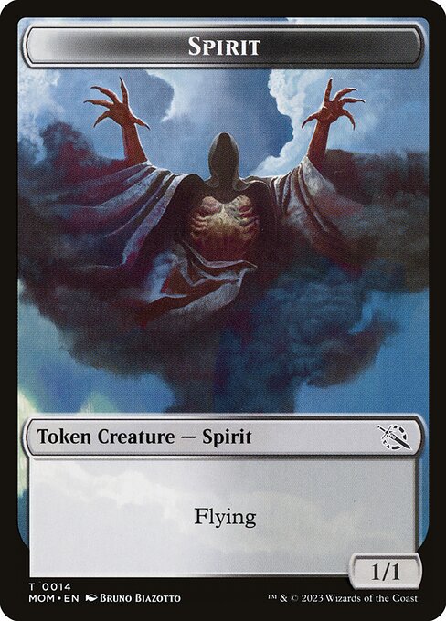 Spirit from March of the Machine Tokens