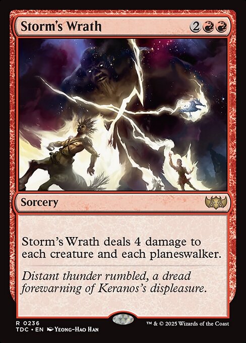Storm's Wrath highlighted card art
