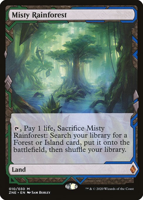 Misty Rainforest from Zendikar Rising Expeditions