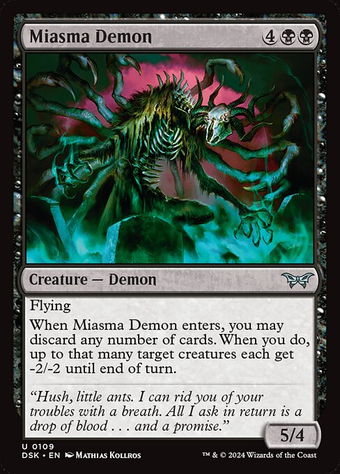 Miasma Demon highlighted card art
