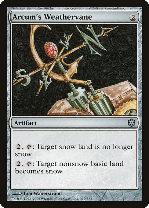 Arcum's Weathervane highlighted card art
