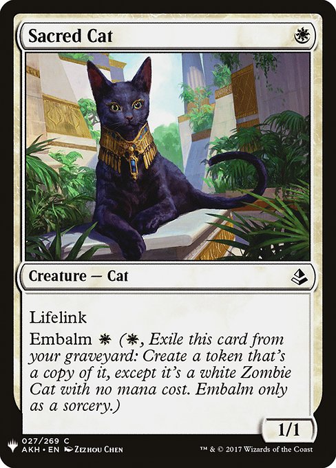 Sacred Cat from The List
