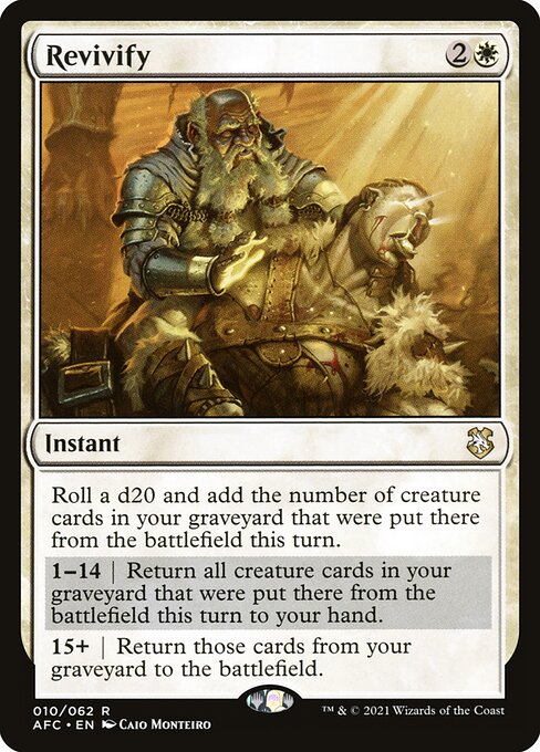 Revivify highlighted card art