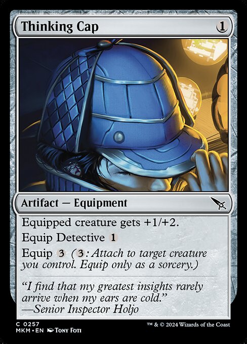Thinking Cap highlighted card art