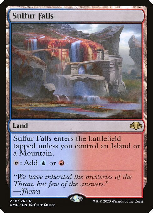 Sulfur Falls from Dominaria Remastered