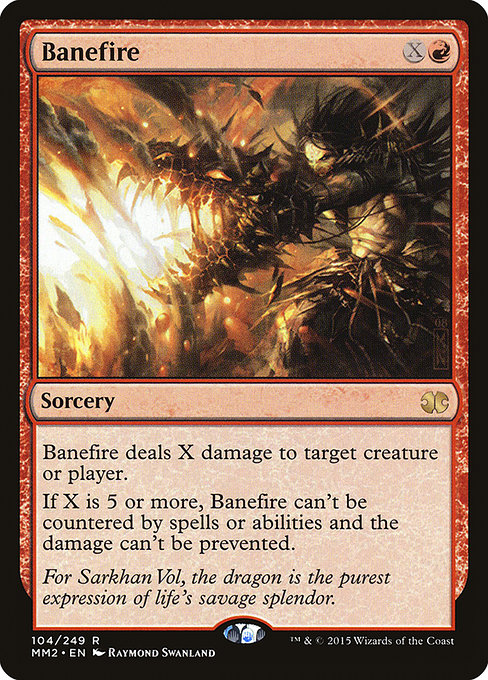 Banefire from Modern Masters 2015