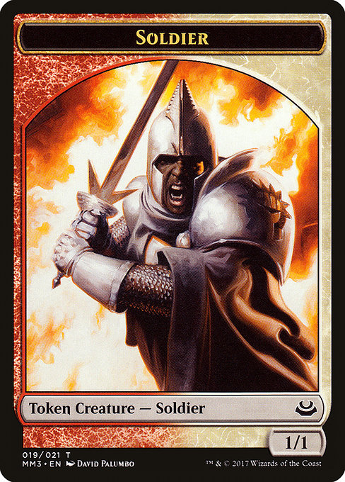 Soldier highlighted card art