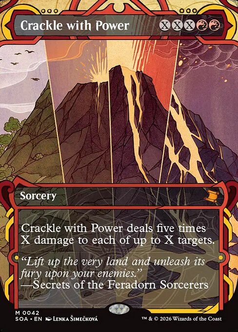 Crackle with Power from Secrets of Strixhaven Mystical Archive