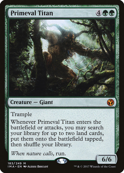 Primeval Titan from Iconic Masters