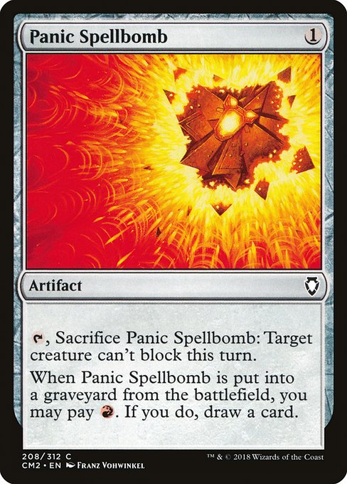 Panic Spellbomb highlighted card art
