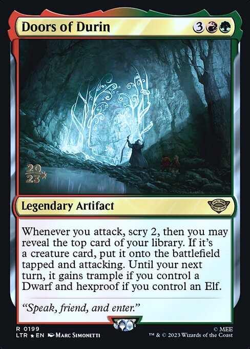 Doors of Durin from Tales of Middle-earth Promos