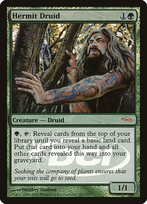 Hermit Druid from Judge Gift Cards 2004