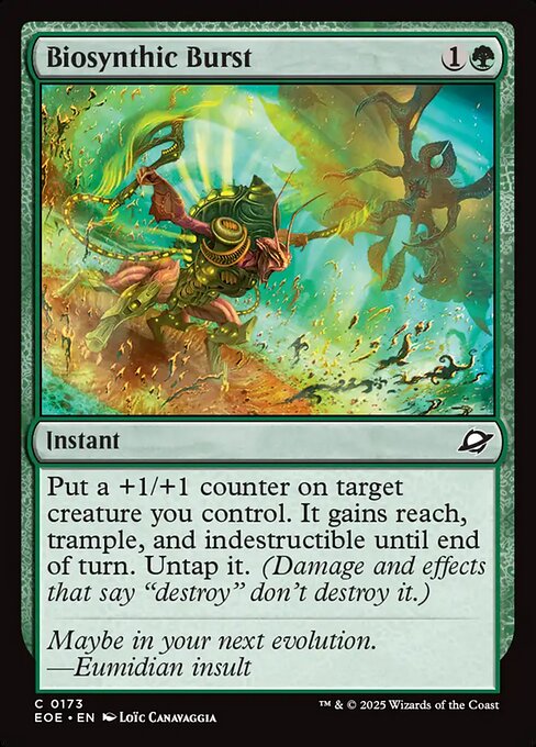 Biosynthic Burst highlighted card art