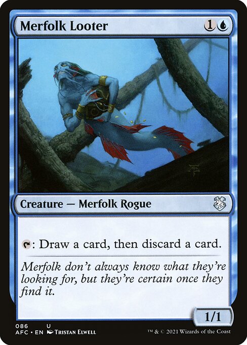 Merfolk Looter highlighted card art