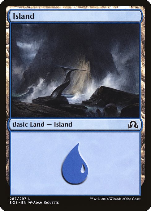 Island from Shadows over Innistrad