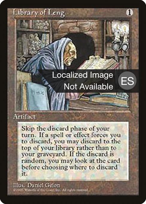 Library of Leng from Fourth Edition Foreign Black Border