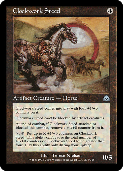 Clockwork Steed highlighted card art