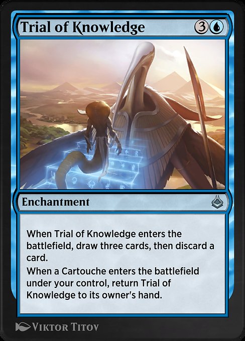 Trial of Knowledge from Amonkhet Remastered