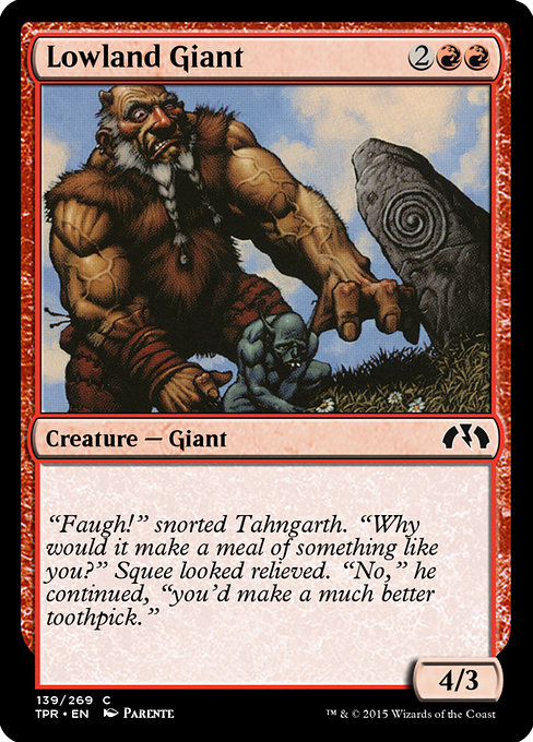 Lowland Giant highlighted card art