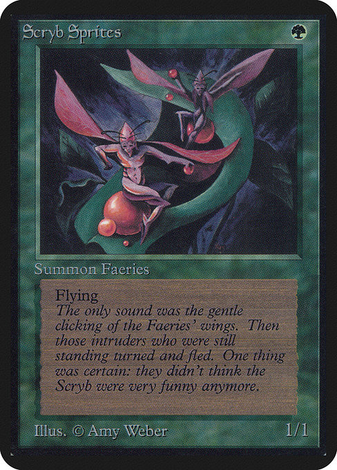 Scryb Sprites from Limited Edition Alpha