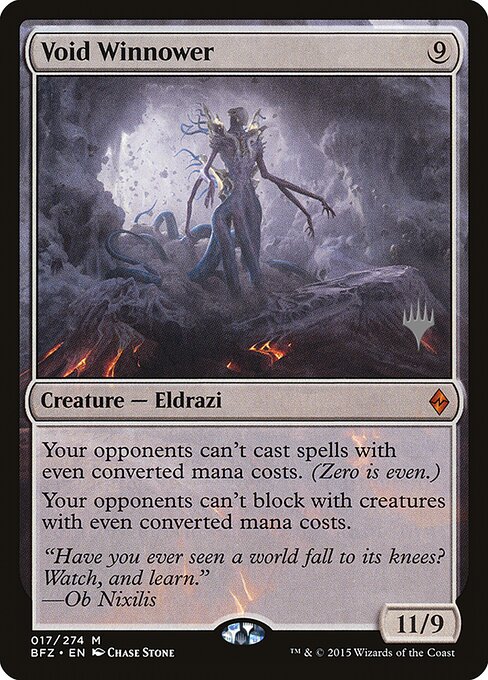 Void Winnower from Battle for Zendikar Promos