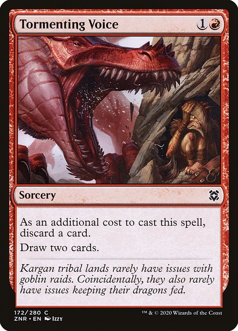 Tormenting Voice from Zendikar Rising