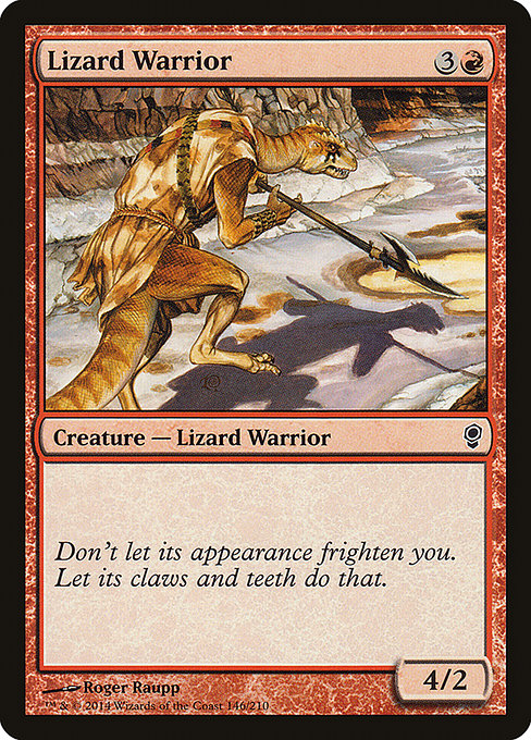 Lizard Warrior highlighted card art
