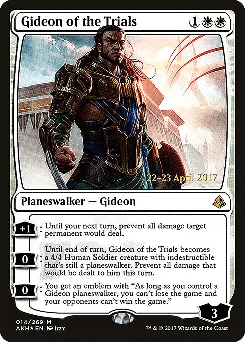 Gideon of the Trials from Amonkhet Promos