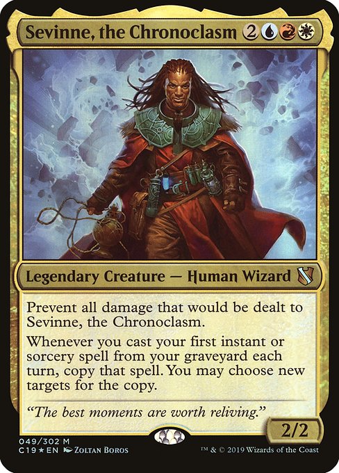 Sevinne, the Chronoclasm highlighted card art