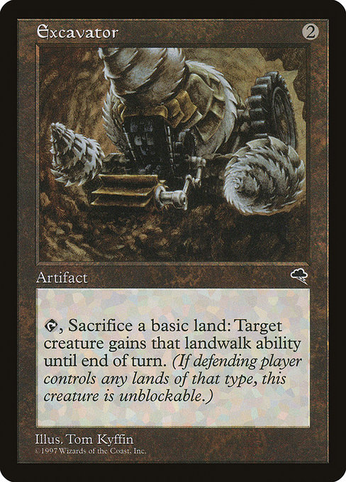 Excavator highlighted card art