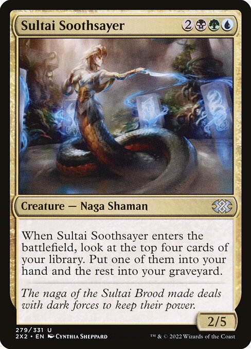 Sultai Soothsayer highlighted card art