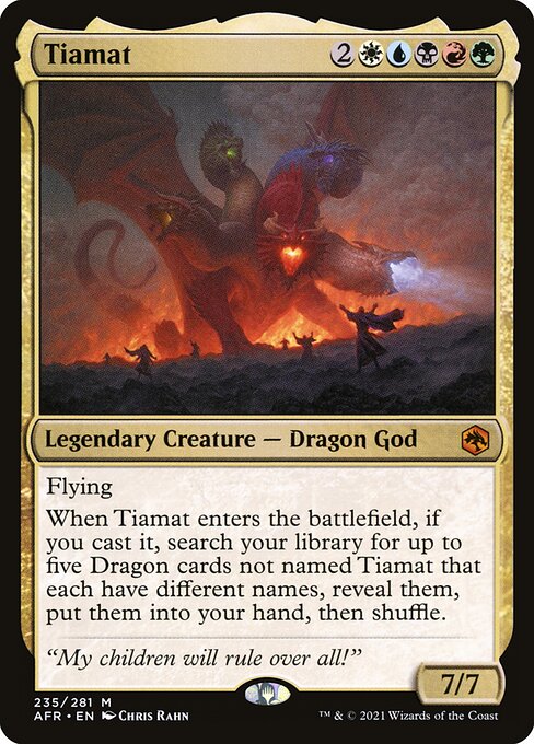 Tiamat from Adventures in the Forgotten Realms