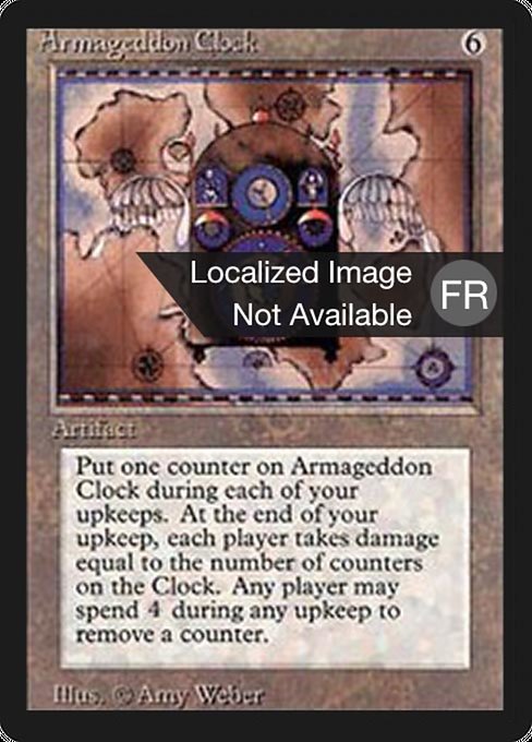 Armageddon Clock from Foreign Black Border