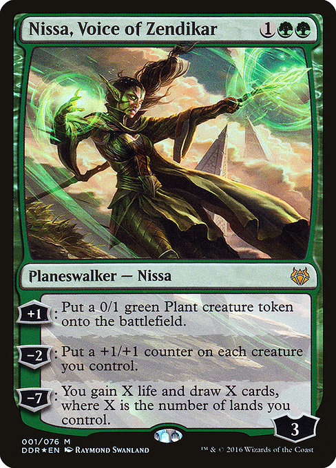 Nissa, Voice of Zendikar from Duel Decks: Nissa vs. Ob Nixilis