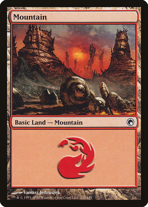 Mountain from Scars of Mirrodin
