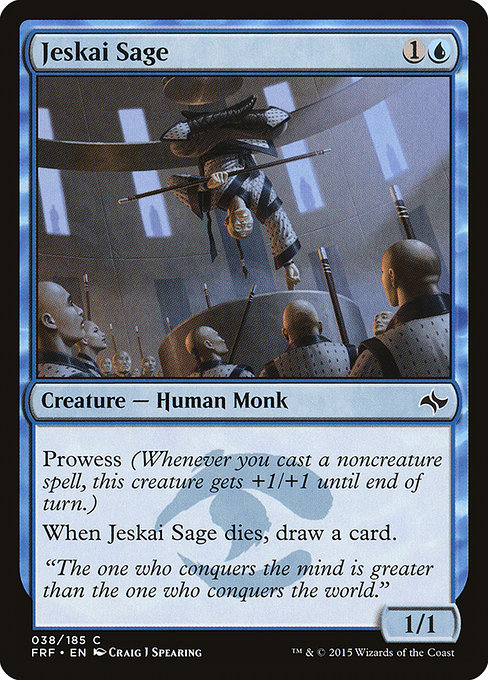 Jeskai Sage from Fate Reforged