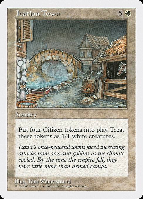 Icatian Town from Fifth Edition